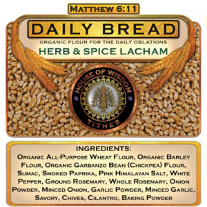 Tithe to Priesthood: Lacham Offering (Bread/Flour/"Meat")